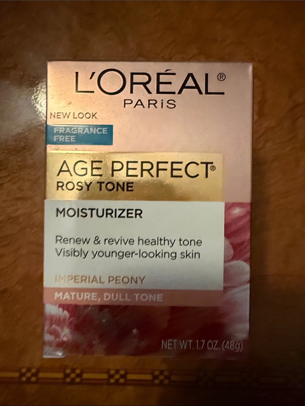 NIB Loreal Paris, age perfect Rosy Tone moisturizer 1.7 ounces.